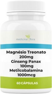 Magnésio Treonato + Ginseng + B12